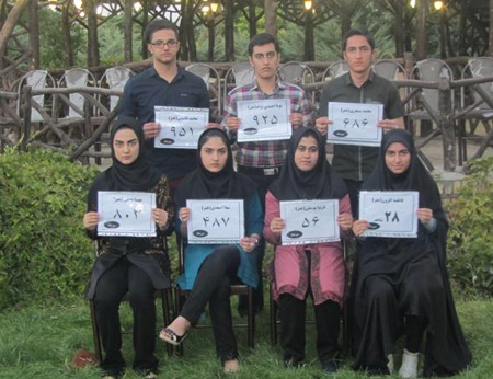 تجلیل از رتبه های برتر کنکور شهر سيرجان