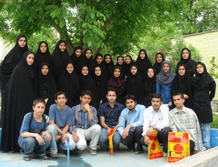 مسئولین و دانش آموزان بورسیه شهر بروجرد