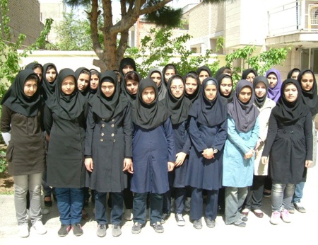 مسئولین و دانش آموزان بورسیه شهر بروجرد