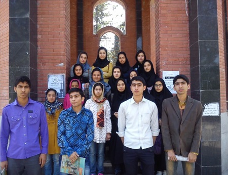 مسئولین و دانش آموزان بورسیه شهر علي آبادكتول
