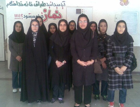 مسئولین و دانش آموزان بورسیه شهر علي آبادكتول