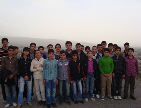 مسئولین و دانش آموزان بورسیه شهر اسدآباد