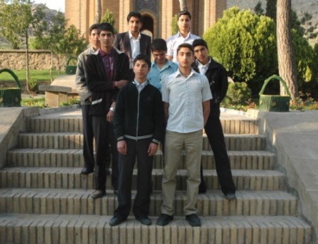 مسئولین و دانش آموزان بورسیه شهر تويسركان