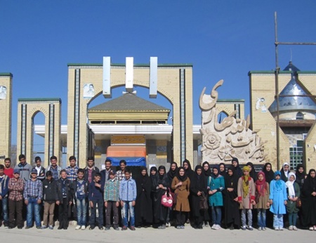مسئولین و دانش آموزان بورسیه شهر بهار