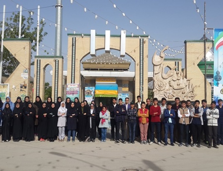 مسئولین و دانش آموزان بورسیه شهر بهار
