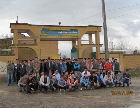 مسئولین و دانش آموزان بورسیه شهر رزن