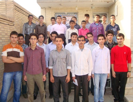 مسئولین و دانش آموزان بورسیه شهر يزد