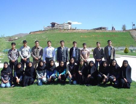 مسئولین و دانش آموزان بورسیه شهر ياسوج