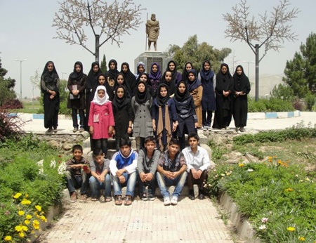 مسئولین و دانش آموزان بورسیه شهر باشت