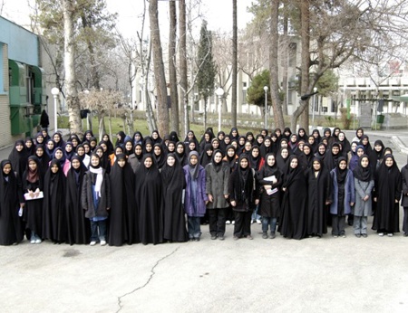 مسئولین و دانش آموزان بورسیه شهر مشهد