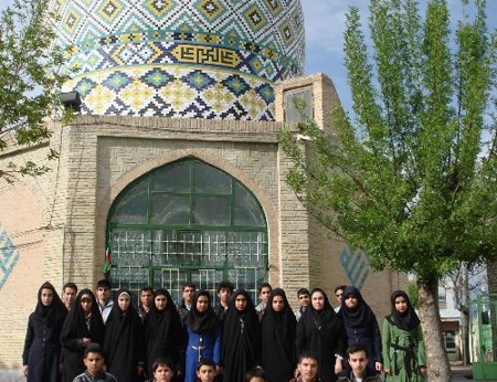 مسئولین و دانش آموزان بورسیه شهر ابهر