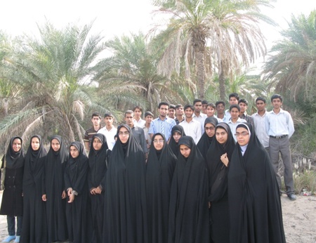 مسئولین و دانش آموزان بورسیه شهر بندرعباس