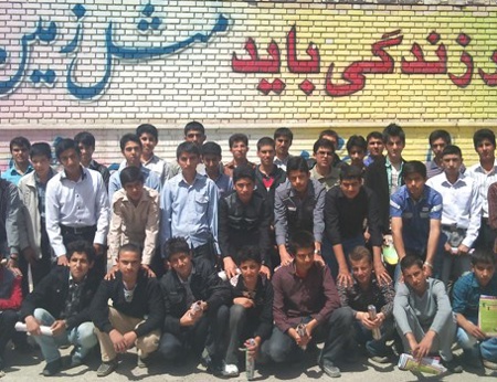 مسئولین و دانش آموزان بورسیه شهر شيروان