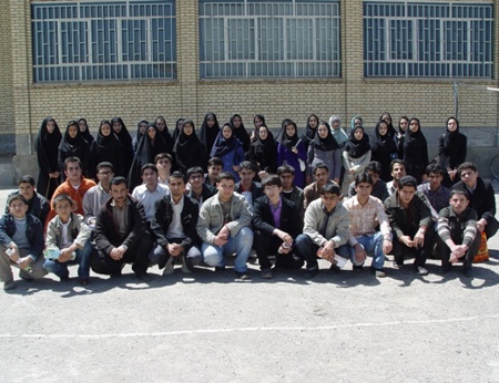 مسئولین و دانش آموزان بورسیه شهر مياندوآب