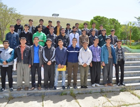 مسئولین و دانش آموزان بورسیه شهر بوكان