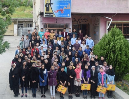 مسئولین و دانش آموزان بورسیه شهر ماكو