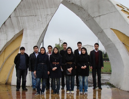 مسئولین و دانش آموزان بورسیه شهر آستارا