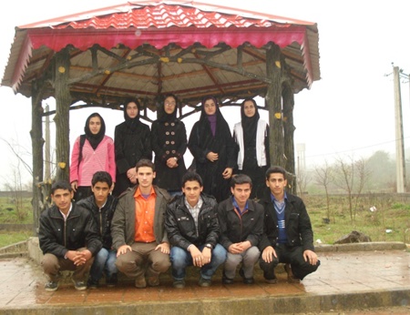 مسئولین و دانش آموزان بورسیه شهر ماسال