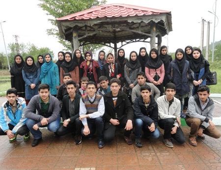مسئولین و دانش آموزان بورسیه شهر ماسال
