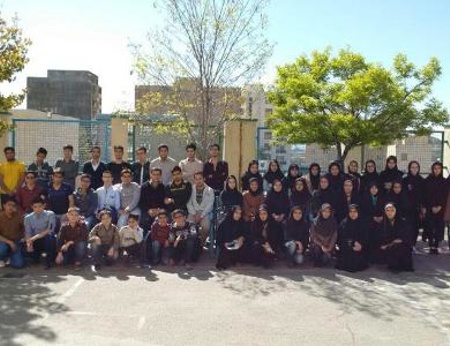 مسئولین و دانش آموزان بورسیه شهر رودهن