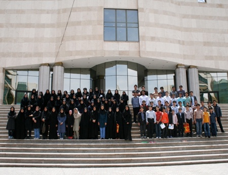 مسئولین و دانش آموزان بورسیه شهر رفسنجان