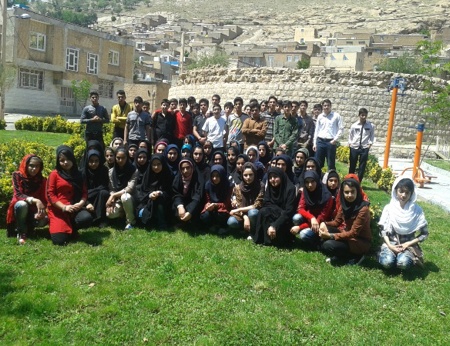 مسئولین و دانش آموزان بورسیه شهر خرم آباد