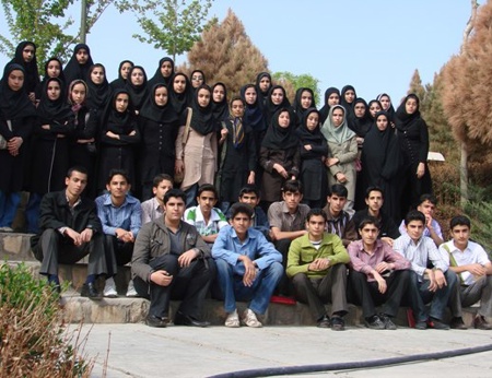 مسئولین و دانش آموزان بورسیه شهر دورود