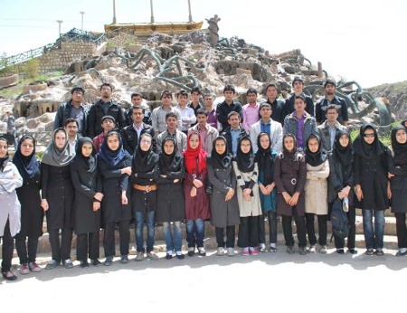 مسئولین و دانش آموزان بورسیه شهر سقز
