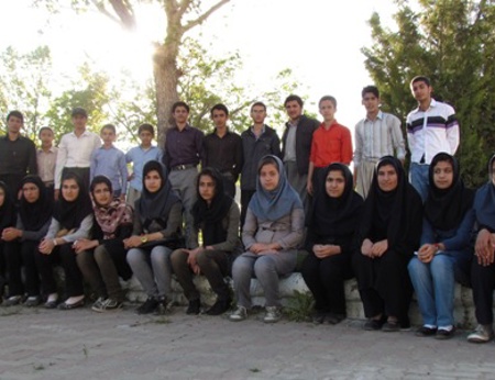 مسئولین و دانش آموزان بورسیه شهر ديواندره