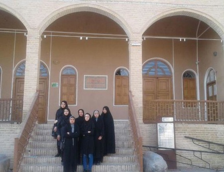 مسئولین و دانش آموزان بورسیه شهر تفت