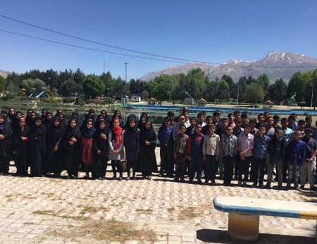 مسئولین و دانش آموزان بورسیه شهر لردگان