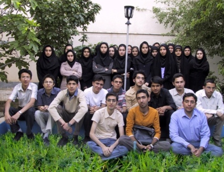 مسئولین و دانش آموزان بورسیه شهر شاهرود