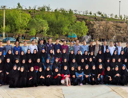 مسئولین و دانش آموزان بورسیه شهر اقليد