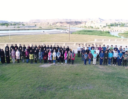 مسئولین و دانش آموزان بورسیه شهر شوشتر