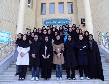 مسئولین و دانش آموزان بورسیه شهر شهرضا