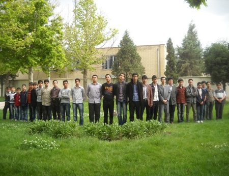 مسئولین و دانش آموزان بورسیه شهر بناب