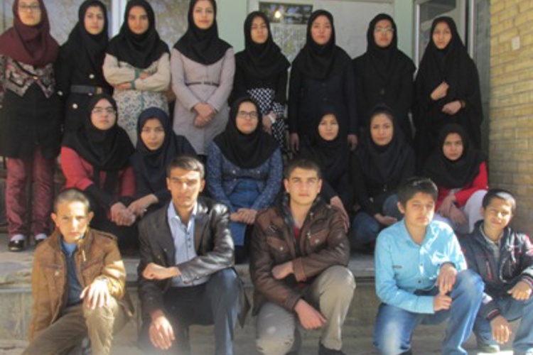 مسئولین و دانش آموزان بورسیه شهر كيان