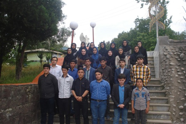 مسئولین و دانش آموزان بورسیه شهر بيله سوار