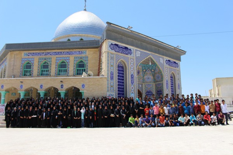 مسئولین و دانش آموزان بورسیه شهر رودان