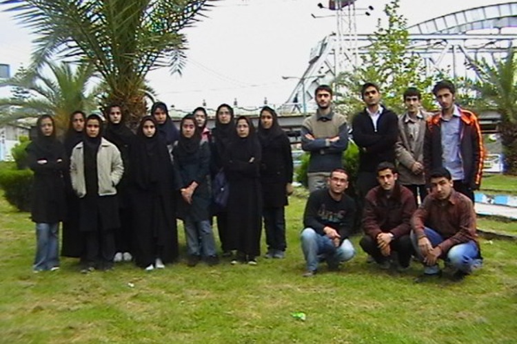 مسئولین و دانش آموزان بورسیه شهر چالوس