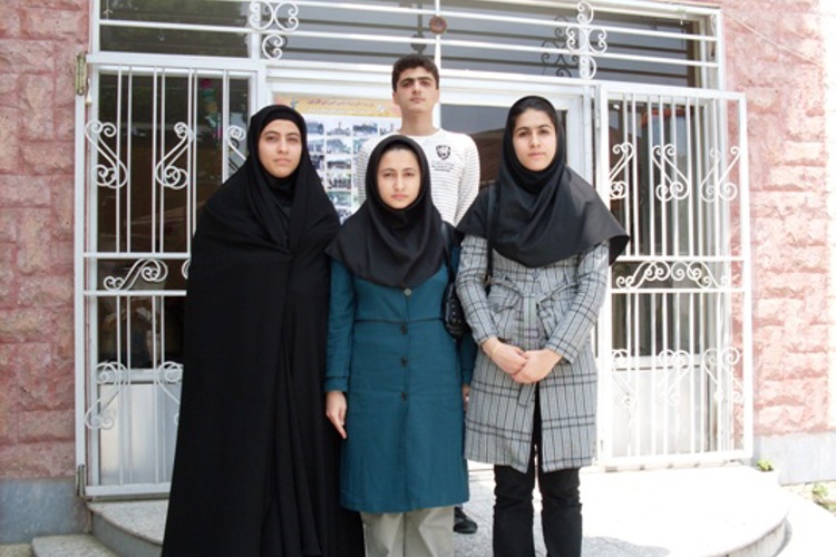 مسئولین و دانش آموزان بورسیه شهر لنگرود