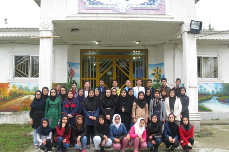 مسئولین و دانش آموزان بورسیه شهر رضوانشهر