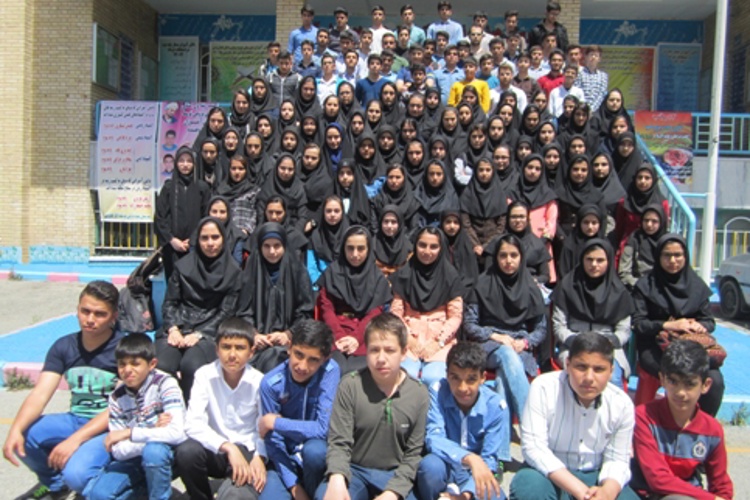 مسئولین و دانش آموزان بورسیه شهر ملارد