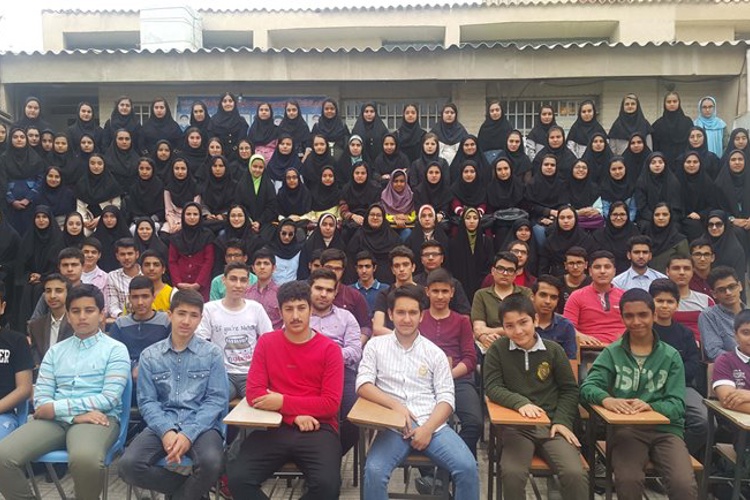 مسئولین و دانش آموزان بورسیه شهر ملارد